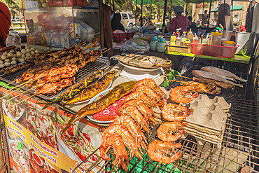 A food stall at Surin beach in Phuket, Thailand, Southeast Asia, Asia