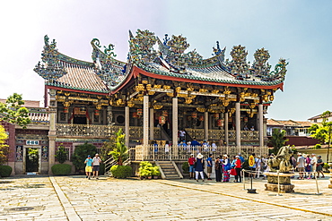 The Khoo Kongsi clan temple, George Town, UNESCO World Heritage Site, Penang Island, Malaysia, Southeast Asia, Asia