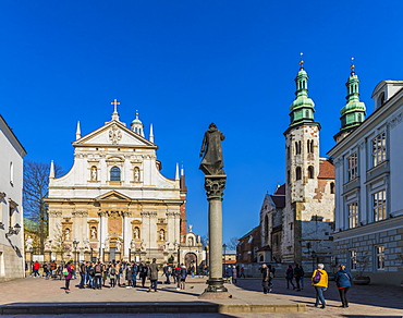 The Church of Saint Peter and Saint Paul in the medieval old town, UNESCO World Heritage Site, Krakow, Poland, Europe