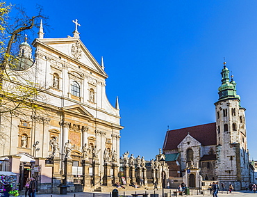 The Church of Saint Peter and Saint Paul in the medieval old town, UNESCO World Heritage Site, in Krakow, Poland, Europe