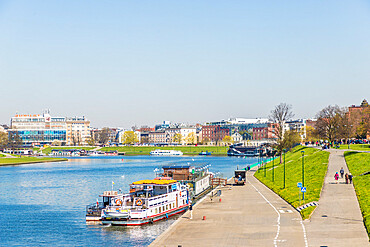 The Vistula River, Krakow, Poland, Europe