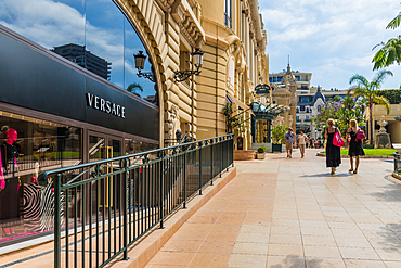 The upmarket Allee Francois Blanc in Monte Carlo, Monaco, Cote d'Azur, French Riviera, Mediterranean, France, Europe