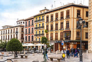 Plaza de Santa Ana, Granada, Andalucia, Spain, Europe