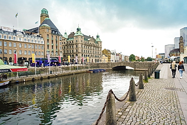 Central station area of Malmo, Skane county, Sweden, Europe