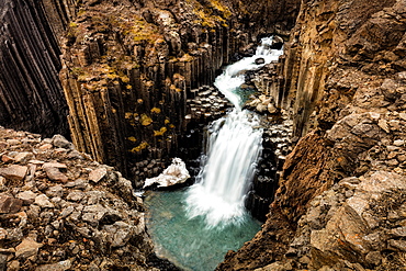 Litlanesfoss, a hidden gem in the Eastern side of Iceland, Iceland, Polar Regions