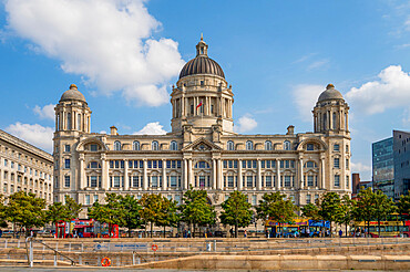 The Port of Liverpool building, Pier Head, Liverpool, Merseyside, England, United Kingdom, Europe