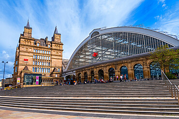 Lime Street Railway Station, Liverpool, Merseyside, England, United Kingdom, Europe