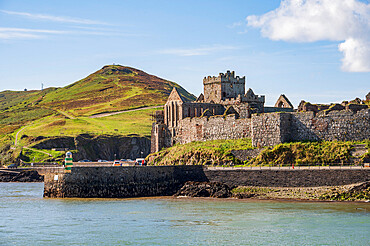 Peel Castle, Peel, Isle of Man, Europe