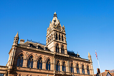 The Victorian Gothic Revival style Town Hall, Chester, Cheshire, England, United Kingdom, Europe