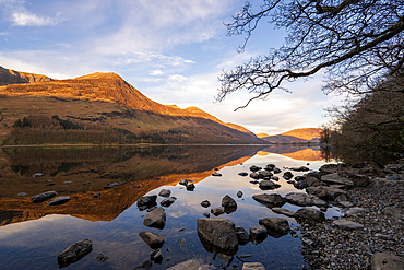 Lake Buttermere at sunrise, Lake District National Park, Cumbria