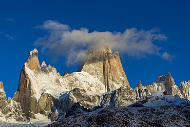 Mount Fitz Roy and Cerro Torre, Los Glaciares National Park, UNESCO World Heritage Site, Patagonia, Argentina, South America