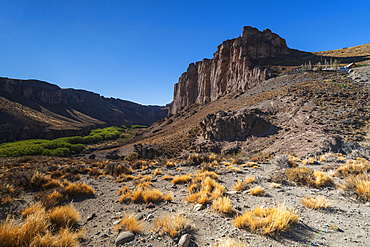 The Canyon of the Rio Pinturas near Cueva de los Manos, Patagonia, Argentina, South America