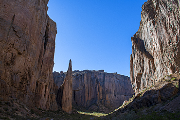 The canyon of Piedra Parada (Gualjaina), Chubut Province, Patagonia, Argentina, South America