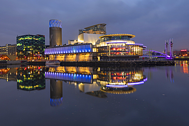 The Lowry Theatre at MediaCity UK, Salford Quays, Manchester, England, United Kingdom, Europe