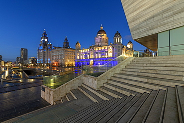 The Liverpool Waterfront, Liverpool, Merseyside, England, United Kingdom, Europe