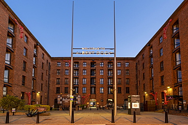 The Beatles Story and entrance to the Royal Albert Dock, Liverpool, Merseyside, England, United Kingdom, Europe