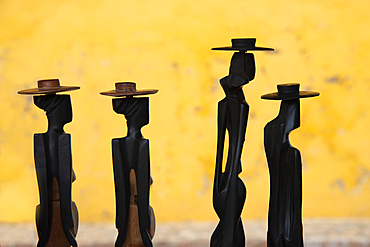 Figurines for sale at a market in Trinidad, Cuba, West Indies, Caribbean, Central America