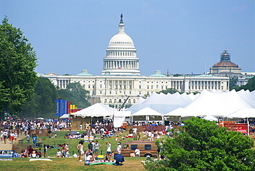 4th of July celebrations in front of the Capitol Building, Washington D.C., United States of America, North America