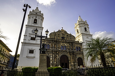 The Panama Metropolitan Cathedral in Independence Square located in the heart of the historic district in Panama City, Panama, Central America