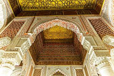 Saadian Tombs, Marrakech, Morocco, North Africa, Africa