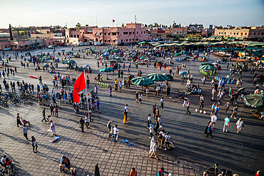 Jemaa el-Fna Square, UNESCO World Heritage Site, Marrakech, Morocco, North Africa, Africa