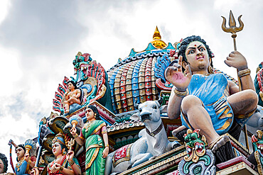 Sri Mariamman Temple, Singapore, Southeast Asia, Asia