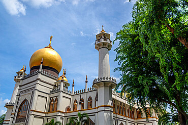 Sultan Mosque (Masjid Sultan), Kampong Glam, Singapore, Southeast Asia, Asia