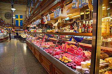 Ostermalms Saluhall food market, Stockholm, Sweden, Scandinavia, Europe