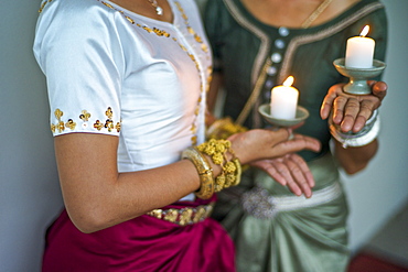 Apsara Dancer, performing a traditional Khmer dance, Amansara Luxury Hotel, Cambodia