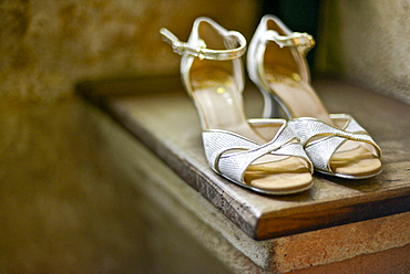 White Wedding shoes