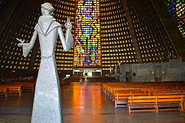 Metropolitan Cathedral in Rio de Janeiro, Brazil