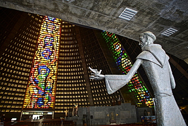 Metropolitan Cathedral in Rio de Janeiro, Brazil