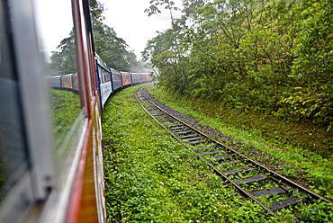 Serra Verde Express train from Curitiba, the touristic Paranagua-Curitiba Railway, Parana, Brazil