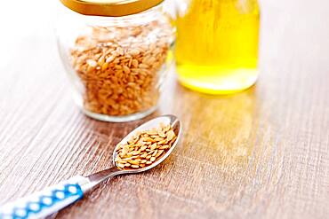 Flax seeds and flaxseed oil.