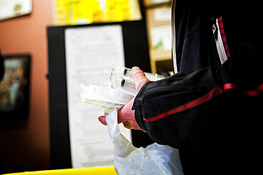 Pause Diabolo, a risk reduction center for drug users, in Lyon, France