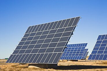 Solar energy center near La Calahorra, Granada Province, Spain.