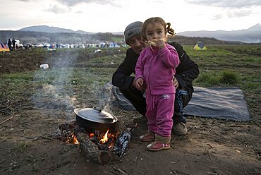 Refugees in Camp