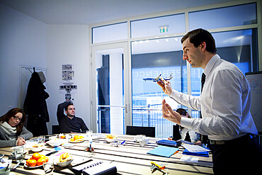 Reportage in the Fear of Flying treatment centre in Paris, France