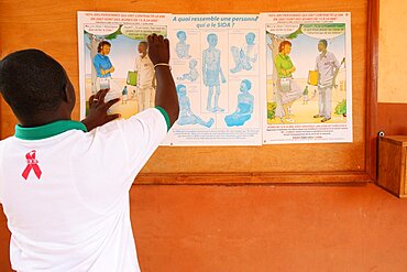 Photo essay in Lome, Togo. AIDS prevention in Loyola Hope Center.