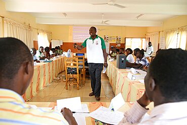 Photo essay in Lome, Togo. AIDS prevention workshop in Loyola Hope Center.