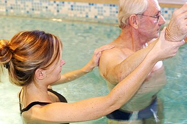 Mature Adult, Rehabilitation in Pool