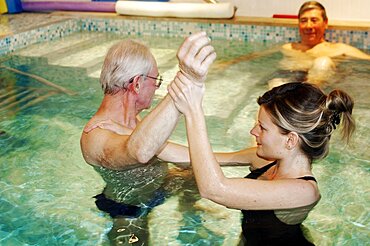 Mature Adult, Rehabilitation in Pool