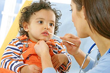 Pediatrician With Child