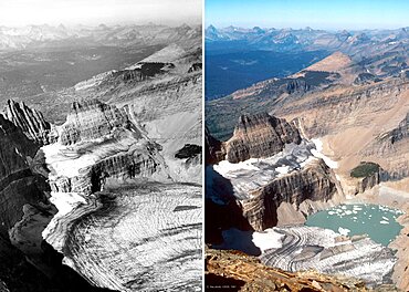 Grinnell Glacier, Glacier NP, 1938/1981