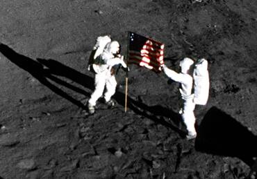 Apollo 11, American Flag on the Moon, 1969