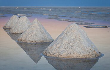 Salt Cones on the Salar de Uyuni, Bolivia