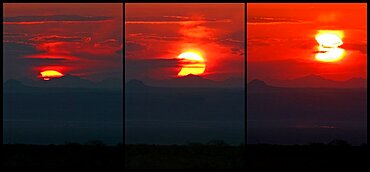 Partial Solar Eclipse, Touran National Park, Iran