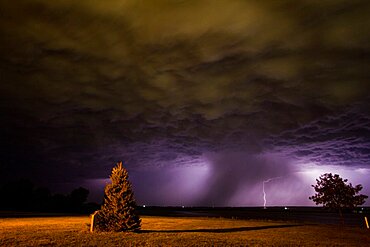 Missouri River Flood Lightning