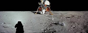 Apollo 11, Armstrong Photographing Aldrin, 1969