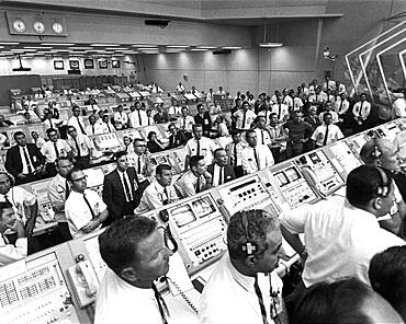 Apollo 11, Launch Control Center, 1969